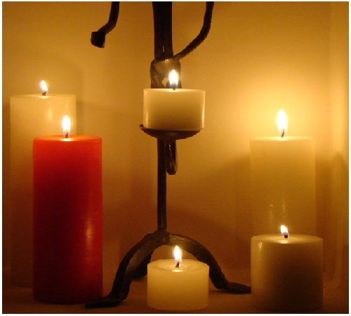 Cylindrical Pillars Candle