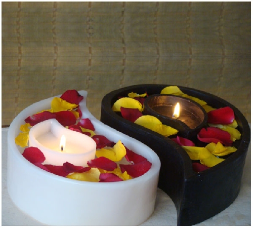 Leaf Designer Candle